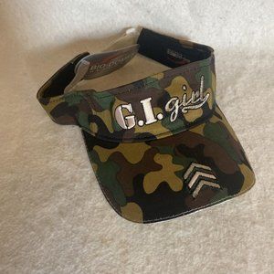 Embroidered Head Visor Headgear G.I. Girl Hat